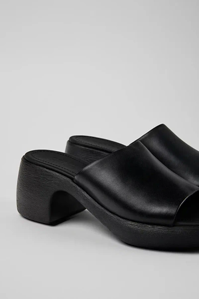 Camper Thelma Platform Slide Sandal In Black