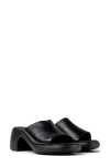 Camper Thelma Platform Slide Sandal In Black