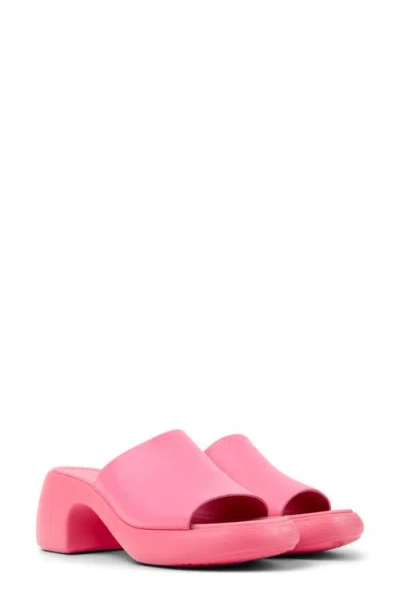Camper Thelma Platform Slide Sandal In Pink