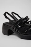 Camper Thelma Strappy Leather Sandal In Black, Women's At Urban Outfitters In Black