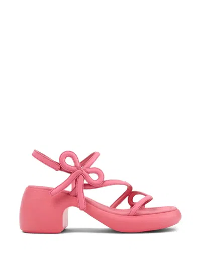 Camper Thelma Twins Bow-detail Sandals In Pink