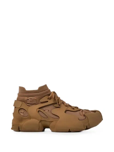 Camper Tossu Panelled Sneakers In Brown