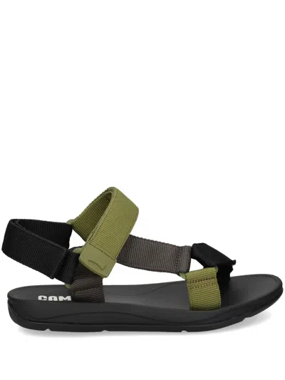 Camper Touch-stap Open-toe Sandals In Black