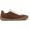 Camper Peu Path Twins Suede-panel Sneakers In Brown