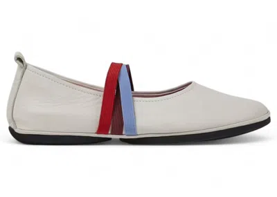 Pre-owned Camper Twins Ballerina Flat (women's) Sneakers In White