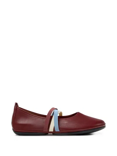 Camper Twins Ballet Flats In Red