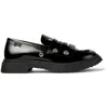 Camper Twins Walden Leather Loafers In Black