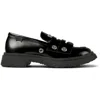 Camper Walden Stud Double Penny Loafer In Black