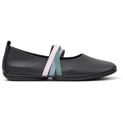 Camper Twins Round-toe Ballet Flats In Black