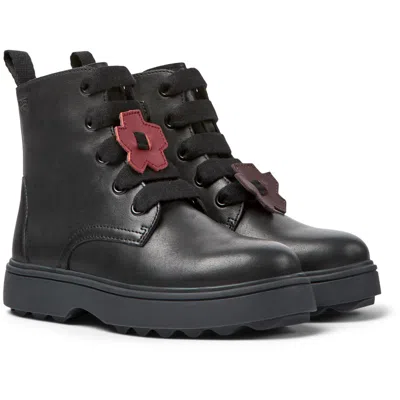 Camper Kids' Boots For Girls In Black