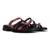 Camper Sandals For Women In Black,red