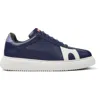 Camper Twins Leather Panelled Sneakers In Blue