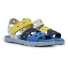 Camper Sandals For Boys In Blue,white,yellow