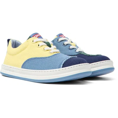 Camper Kids' Sneakers For Boys In Blue,yellow,green