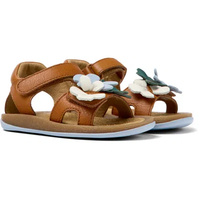 Camper Kids' Sandals For First Walkers In Brown