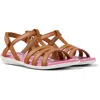 Camper Sandals For Girls In Brown