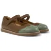 Camper Ballerinas For Unisex In Brown,green