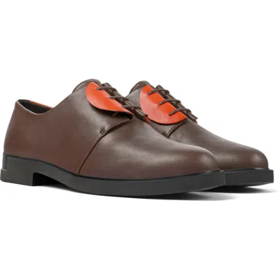 Camper Lace-up For Women In Brown,red
