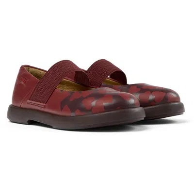 Camper Kids' Ballerinas For Girls In Burgundy