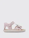 Camper Twins  Sandals In Calfskin In Pink