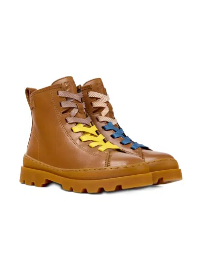 CAMPER TWINS LACE-UP ANKLE BOOTS