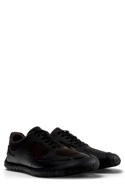 Camper Twins Mismatched Sneaker In Black