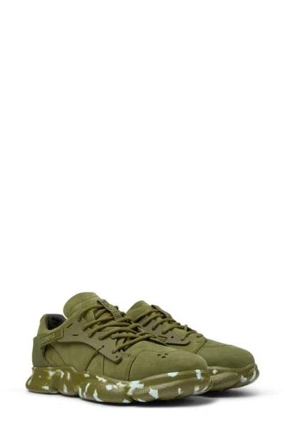 Camper Twins Mismatched Sneaker In Medium Green