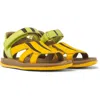 Camper Sandals For First Walkers In Orange,grey,green