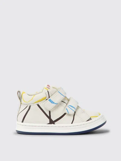 Camper Kids' Twins Sneakers In Leather In 印花/多色