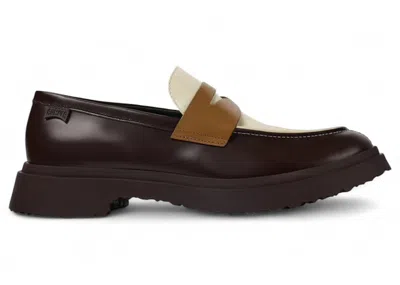 Pre-owned Camper Twins Walden Loafer Beige (women's) Sneakers In Brown