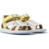 Camper Sandals For First Walkers In White,blue,yellow