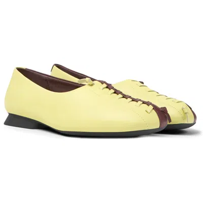 Camper Ballerinas For Women In Yellow,burgundy