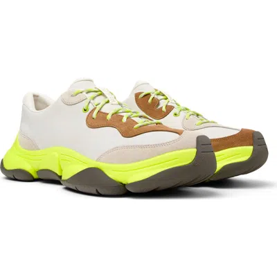 Camper Tws Leather Sneaker In Metallic