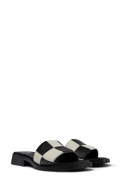 Camper Tws Slide Sandal In Black