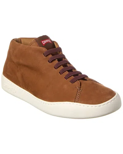 Camper Uggy Faro Leather Sneaker In Brown