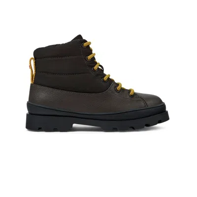 Camper Unisex Brutus Ankle Boots In Brown