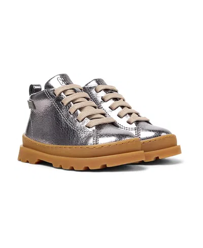 Camper Unisex First Walker Brutus Leather Boots - Toddler In Gray