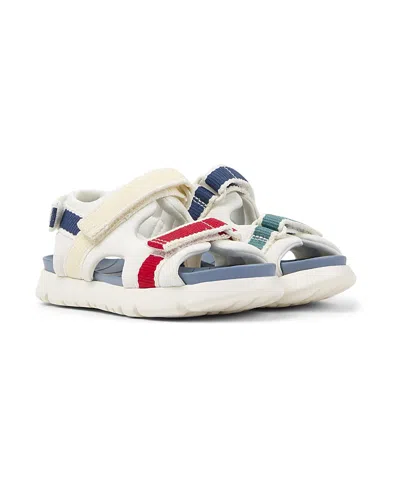 Camper Unisex First Walker Oruga Mismatched Textile Sandals - Toddler In Multi