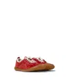 Camper Unisex Peu Path Leather Sneakers - Toddler, Little Kid, Big Kid In Red
