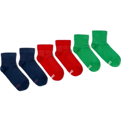 Camper Unisex Socks In Green,blue,red