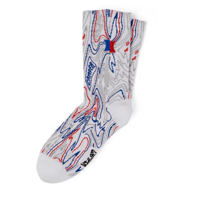 Camper Unisex Socks In Grey,white