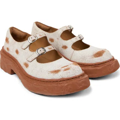 Camper Vamonos Mary Jane Shoe In White