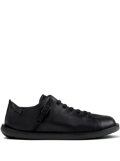 Camper - Versatile Leather Sneakers In Black