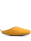 Camper Wabi Flat Slippers In Yellow