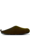 Camper Wabi Slip-on Wool Slippers In Green