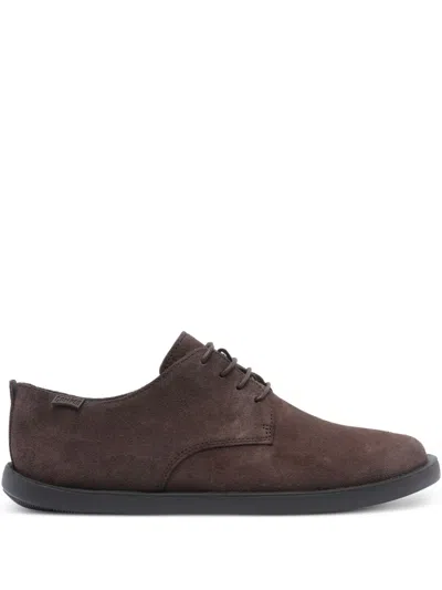 Camper Wagon Derby Shoes In Braun