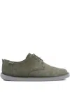 Camper Wagon Derby Shoes In Grün