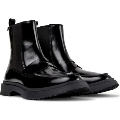 Camper Walden Chelsea Boot In Black
