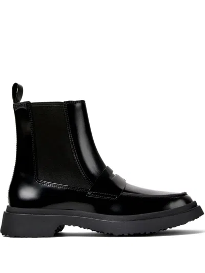 Camper Walden Chelsea Boots In Black