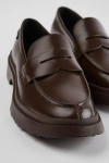 Camper Walden Leather Loafers In Brass, Women's At Urban Outfitters